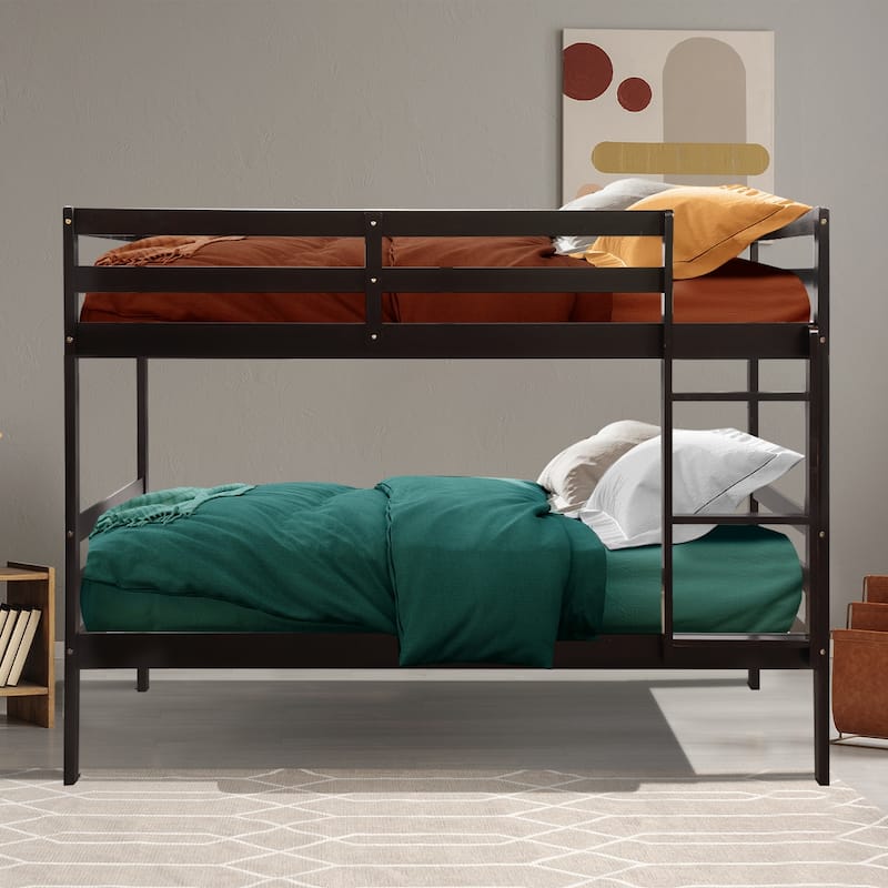 Twin Bunk Bed Children Wooden Bunk Beds Solid Hardwood