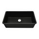 preview thumbnail 1 of 8, Lexicon Kitchen sink Quartz composite 32 Inch Galaxy Black - 19x32