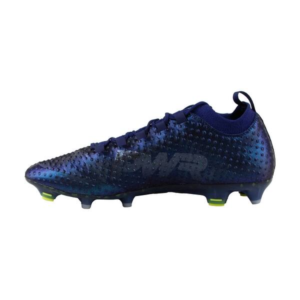 Shop Puma Evopower Vigor 3d 1 Fg Mens Blue Synthetic Athletic