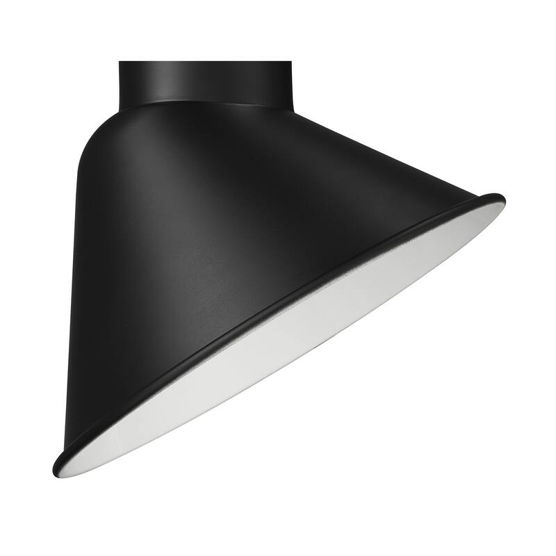 R Series 1-Light LED Angle Shade Satin Black - Satin Black
