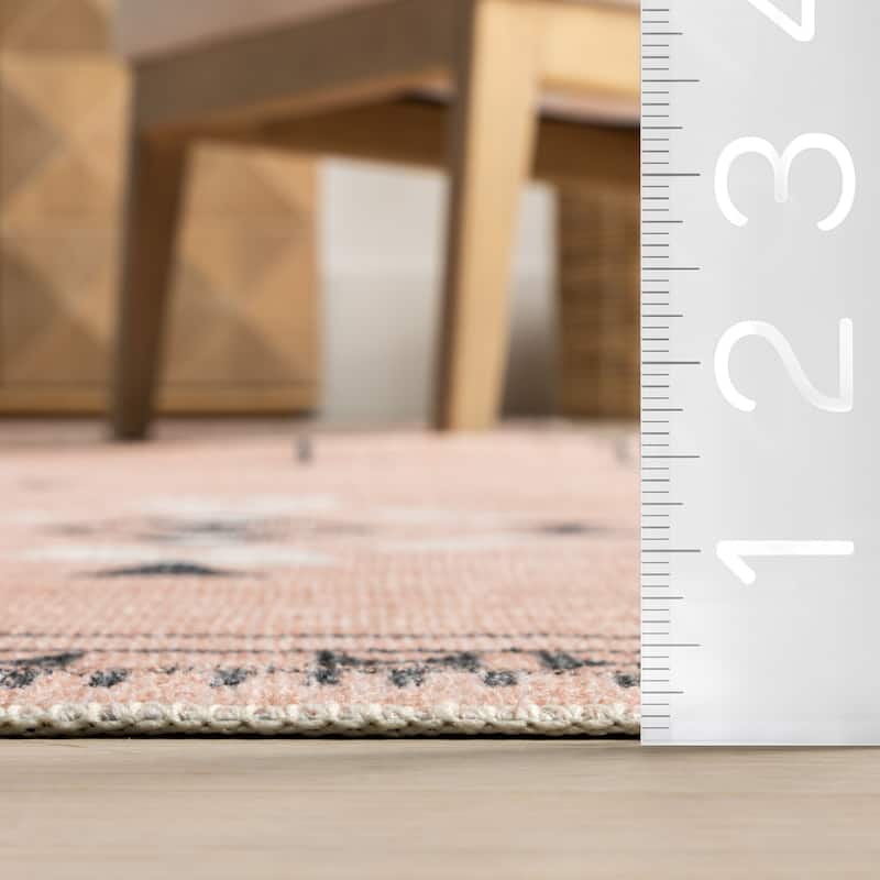 Nuloom Shenai SplashGuard Machine Washable Area Rug