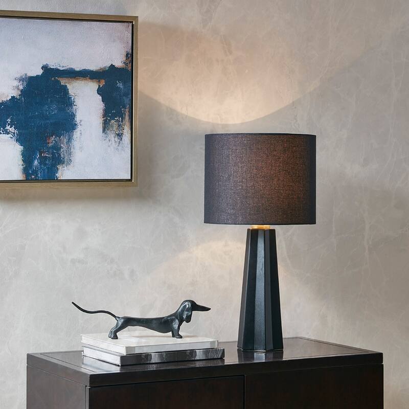 Geometric Ceramic Table Lamp for living room,bedroom,and dining room