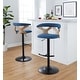 preview thumbnail 41 of 141, Carson Carrington Viby Adjustable Bar Stool with Rounded T Footrest (Set of 2)