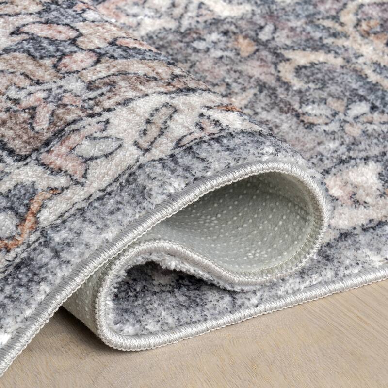 Nuloom Tahlea Medallion Machine Washable Area Rug