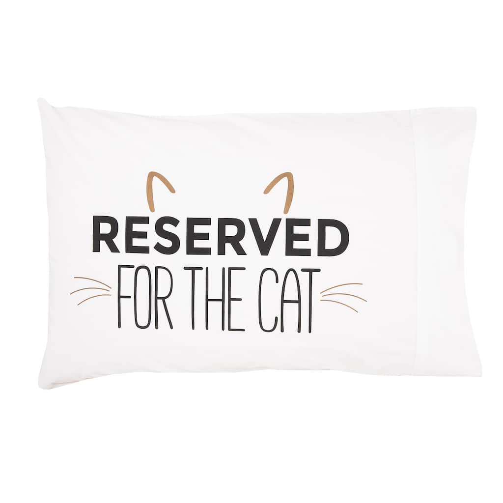 20" x 30" Reserved For The Cat Pillowcase