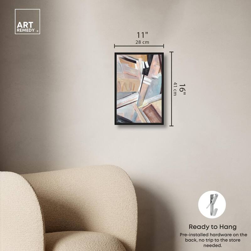 Balancing Lines II Canvas by Art Remedy