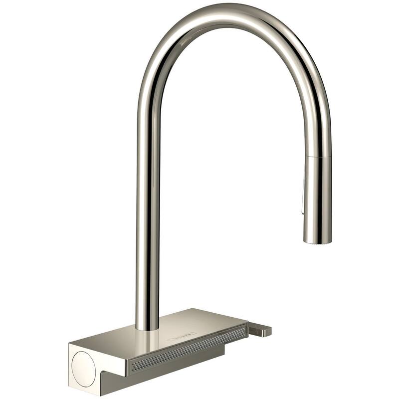 Hansgrohe Aquno Select 1.75 GPM Single Hole 3-Spray Pull Down Kitchen