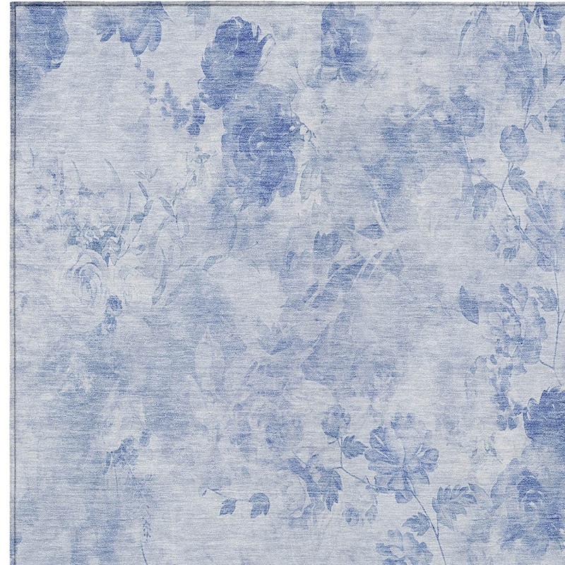 HomeRoots Floral Transitional Rectangle Outdoor Rug