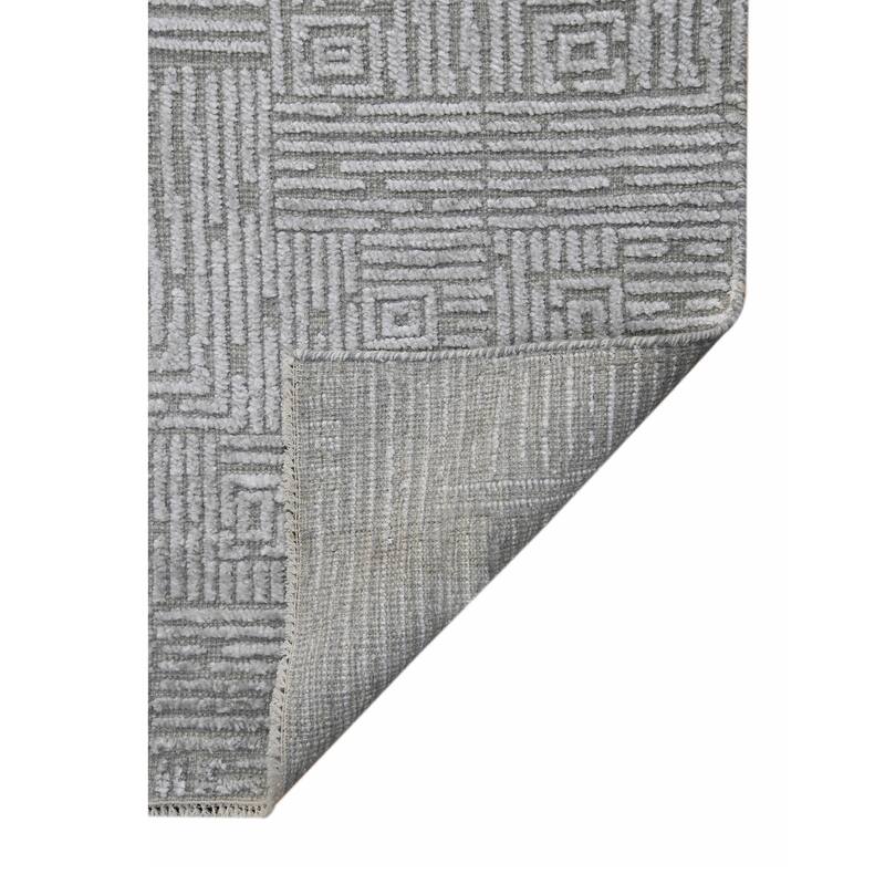 Quartz Desoto Modern & Contemporary Geometric Hand-Knotted Area Rug