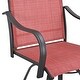 preview thumbnail 18 of 20, Patio Festival 3-Piece Outdoor Metal Bar Height Swivel Bistro Set