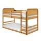 preview thumbnail 3 of 5, Pkolino Curva Rattan Loft/Bunk Bed- Solid Pine Wood - Natural