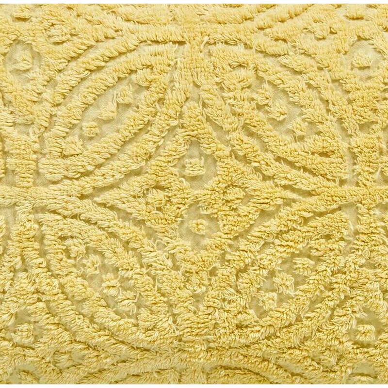 Better Trends Wedding Ring Collection 100% Cotton Tufted Bedspread Set - Loop & Ring Design, Machine Washable & Tumble Dry Safe