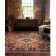 preview thumbnail 2 of 1, Style Haven Leander Double Medallion Fringed Wool Blend Area Rug 3' 3" x 5' - Rectangle