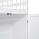 preview thumbnail 20 of 18, Bunk Bed With 3 Drawers, Portable Desk and Wardrobe, White