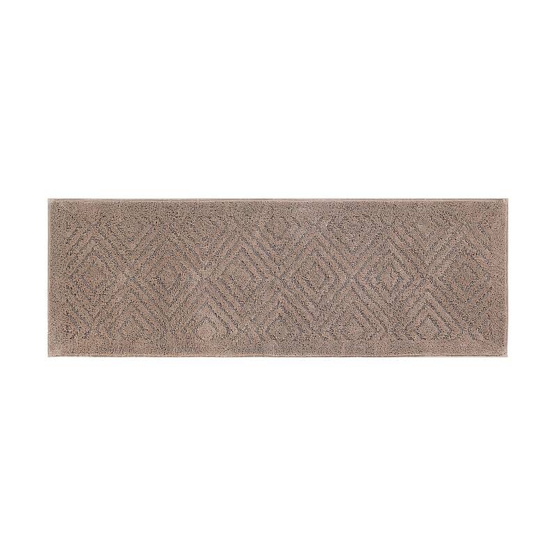 Better Trends Bath Rug 100% Cotton Tufted Soft & Plush Water Absorbent Bathroom Rugs for Shower, Sink Bath Mats Trier Collection