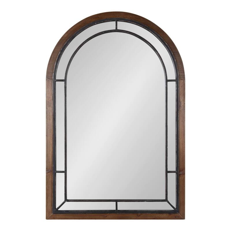Kate and Laurel Audubon Framed Arch Mirror - 24x36