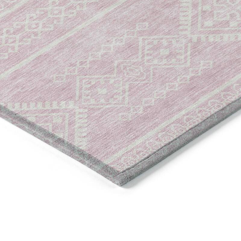 Machine Washable Indoor/ Outdoor Chantille Moroccan Boho Rug