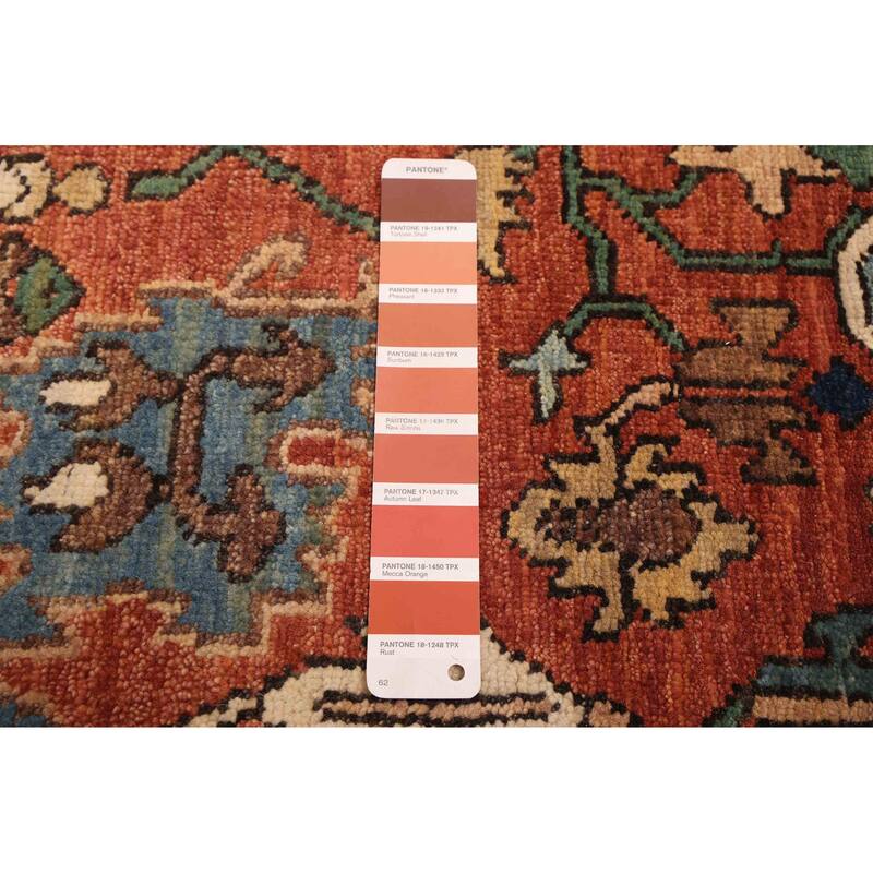 ECARPETGALLERY Hand-knotted Jules Sultane Dark Copper Wool Rug - 7'10 x 10'2