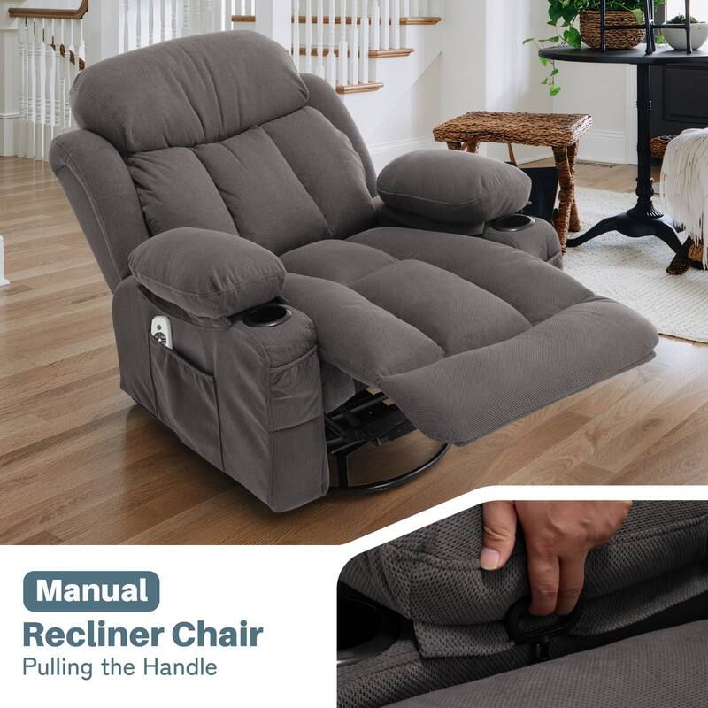 360 Degree Swinging Rotating Recliner