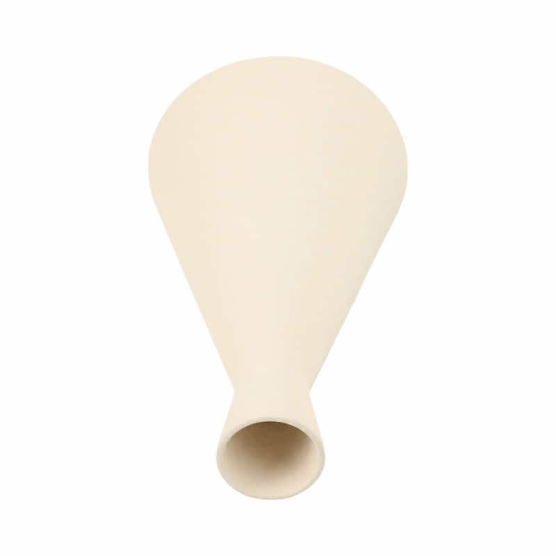 Ceramic Vase Twisted Geometric Modern Decorative Accent