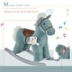 preview thumbnail 5 of 27, Kids Plush Rocking Horse with Authentic Neighing Sounds, Soft Body, and Developmental Benefits, for Toddlers 36 Months+