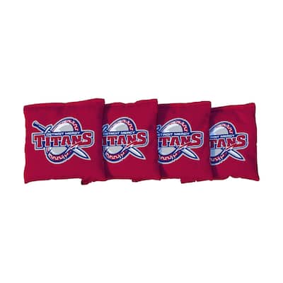 Detroit Mercy Titans Red Cornhole Bags