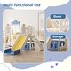 preview thumbnail 7 of 17, 5 in 1 Baby Kids Slide Outdoor Indoor Playground with Climbing and Swing, for Toddlers Age 1-4