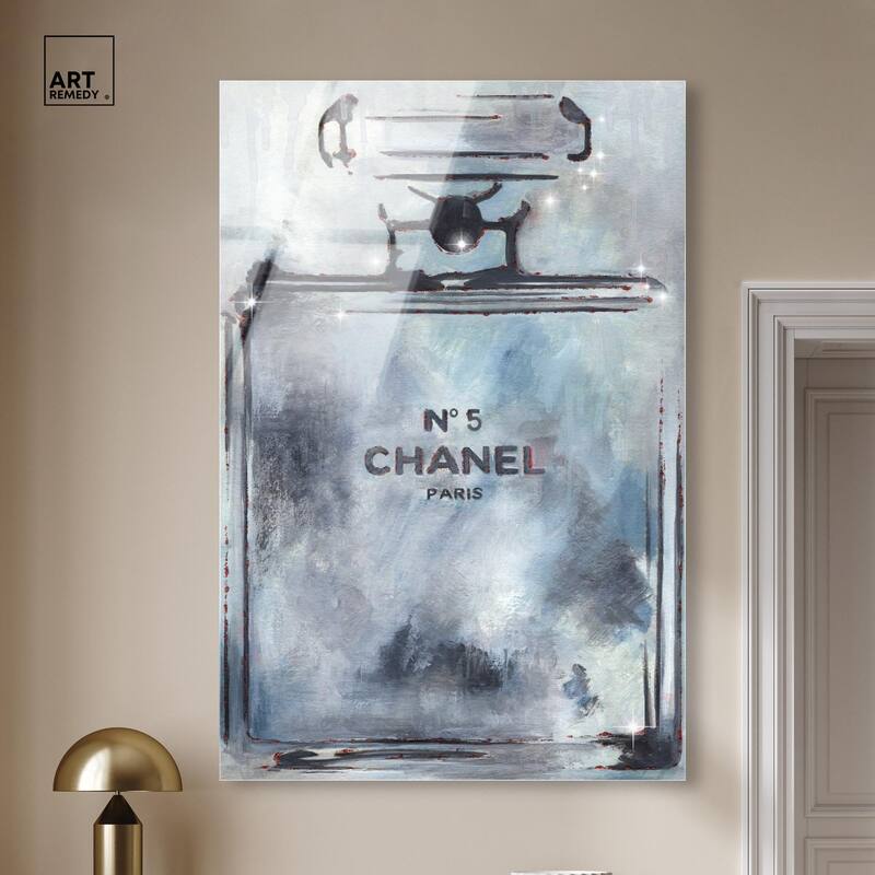 Doll Memories - Grey Perfume Acrylic by Art Remedy, Ready to Hang