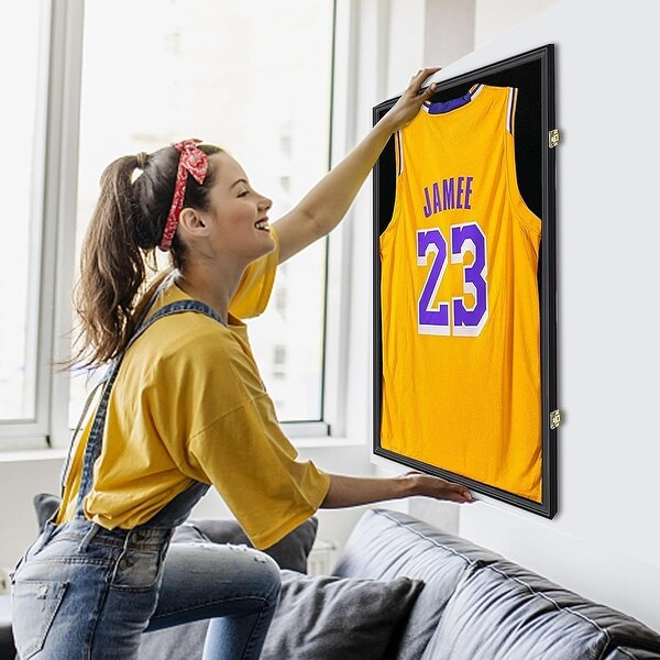 Jersey Frame Display Case, Large Shadow Box, Sports Jersey Display