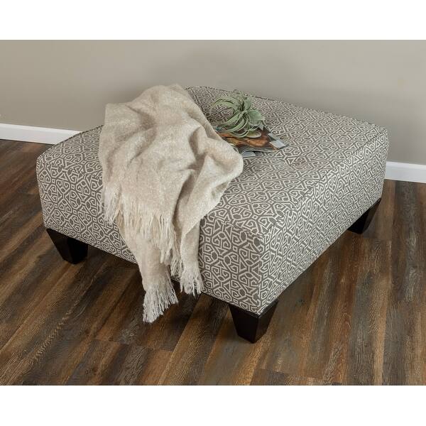 slide 3 of 21, Leffler Home Hamilton Upholstered Ottoman Lunis Pewter