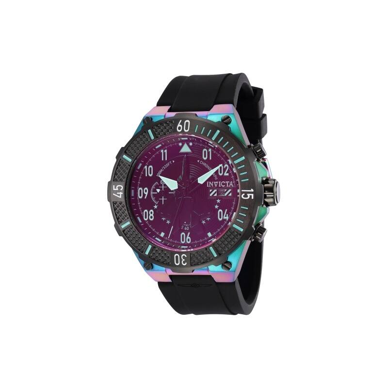 Invicta Men's 39901 Aviator Quartz Multifunction Black Dial Watch