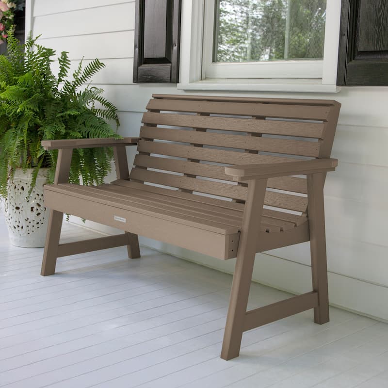 HIGHWOOD Weatherly Eco-Friendly 4-foot Garden Bench