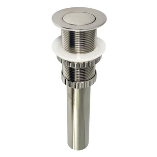 Kingston Brass Coronet Brass Push Pop-Up Bathroom Sink Drain