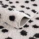 preview thumbnail 17 of 68, Hauteloom Cansu Living Room, Bedroom Area Rug - Contemporary - Plush Pile - Black - 2' x 3'