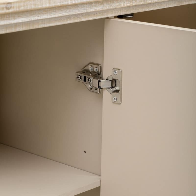 47.2''W Sideboard with Gold Handles and Adjustable Dividers