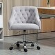 preview thumbnail 6 of 31, Modern Home Office Chair Velvet Swivel Armchair Chair with Soft Seat - 23.00 x 20.00 x 36.00 inch