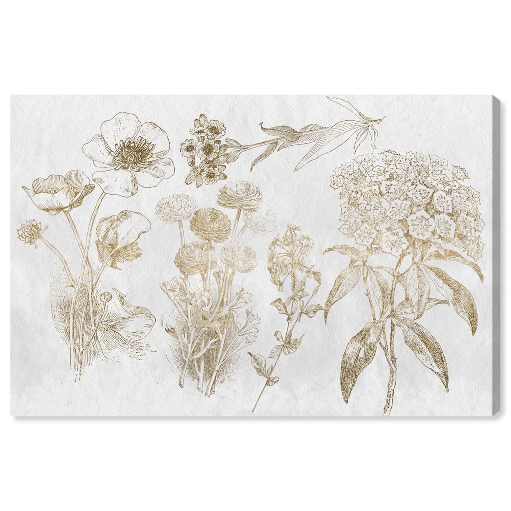 Floral Selection Canvas by Art Remedy, Gallery Wrapped