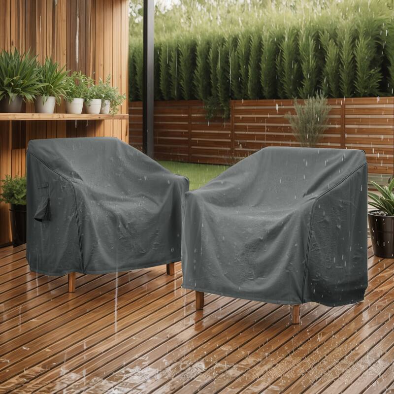 Christopher Knight Home - Jackson Outdoor (set of 2) Club Chair Covers Set
