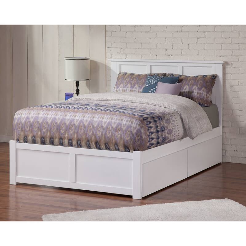 Platform Bed with Drawers - Modern Storage Bed Frame & Turbo Charger