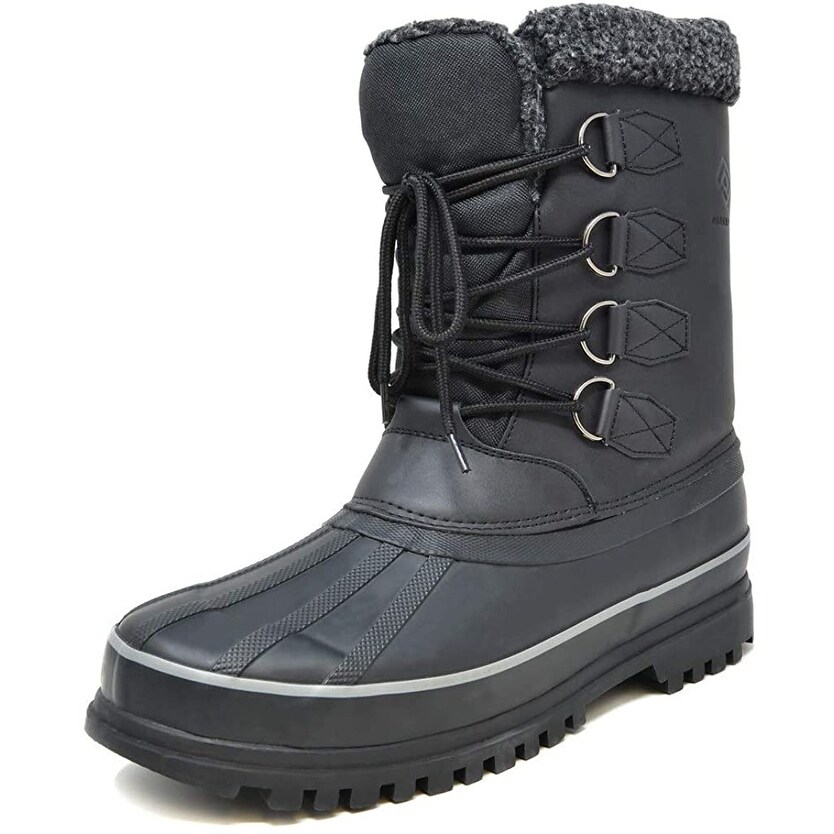 dream pairs men's insulated waterproof winter snow boots