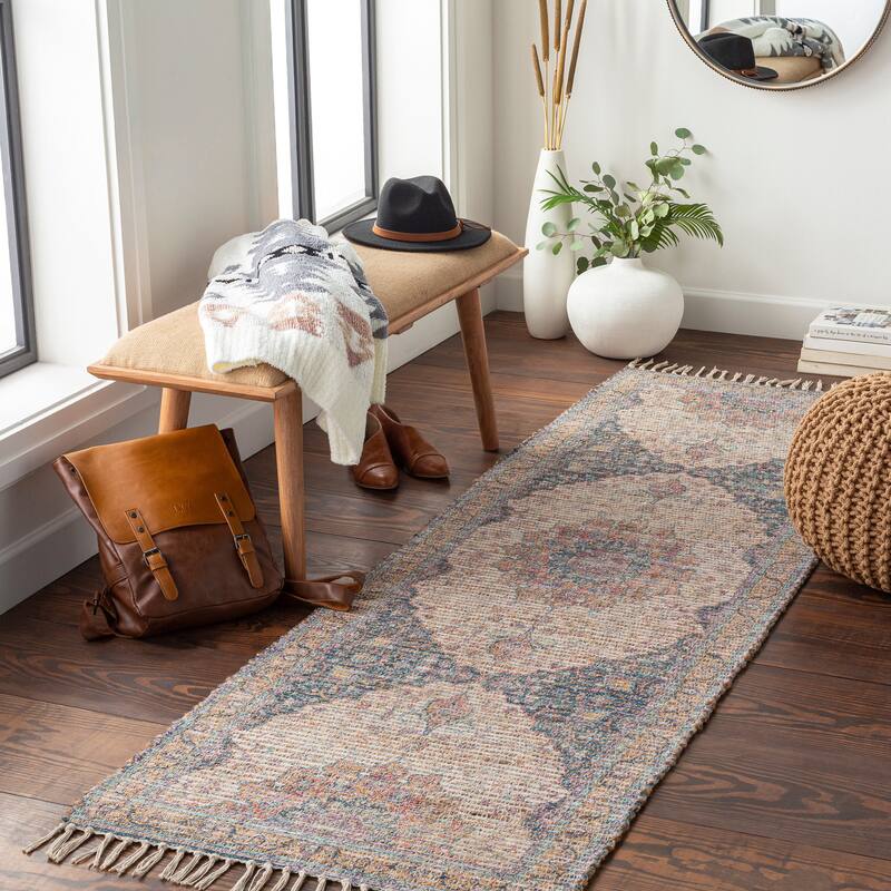 Artistic Weavers Zypher Handmade Boho Medallion Jute Area Rug