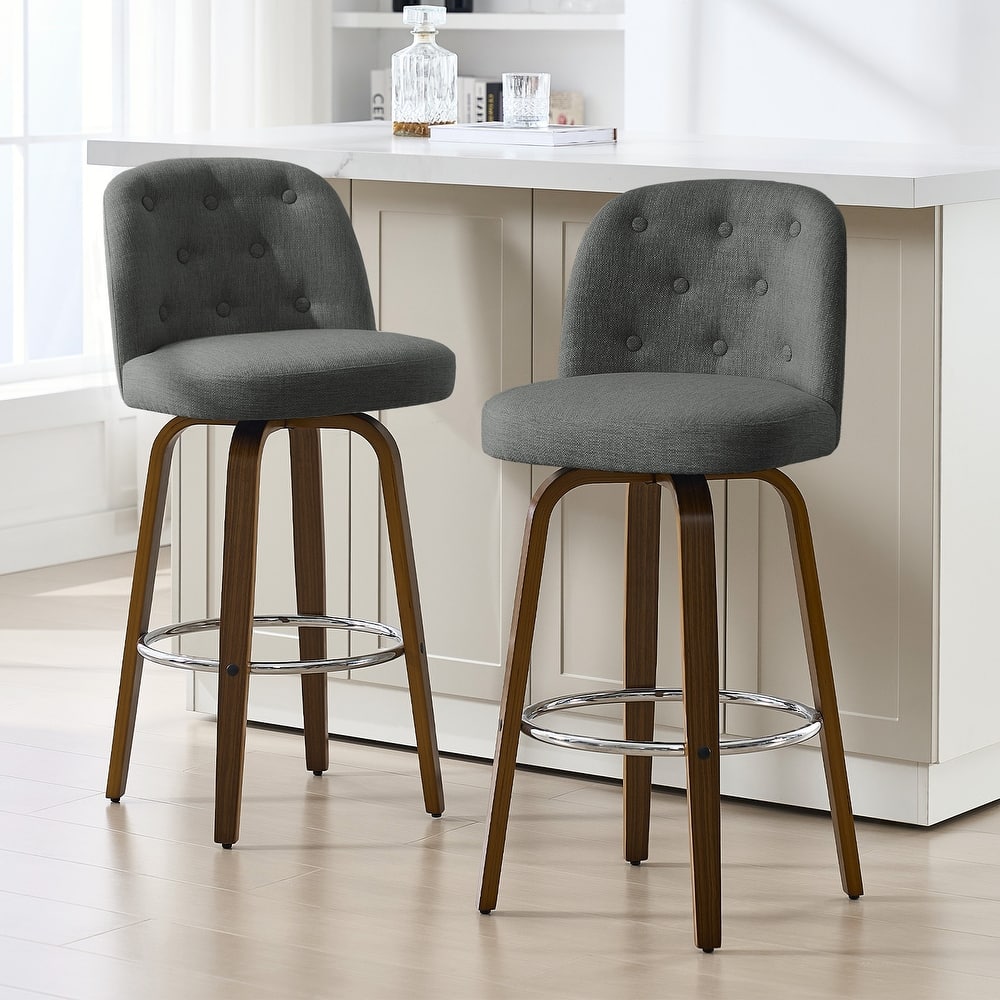 26"/29" Swivel Bar Stools/ Counter Stool with Bentwood Legs