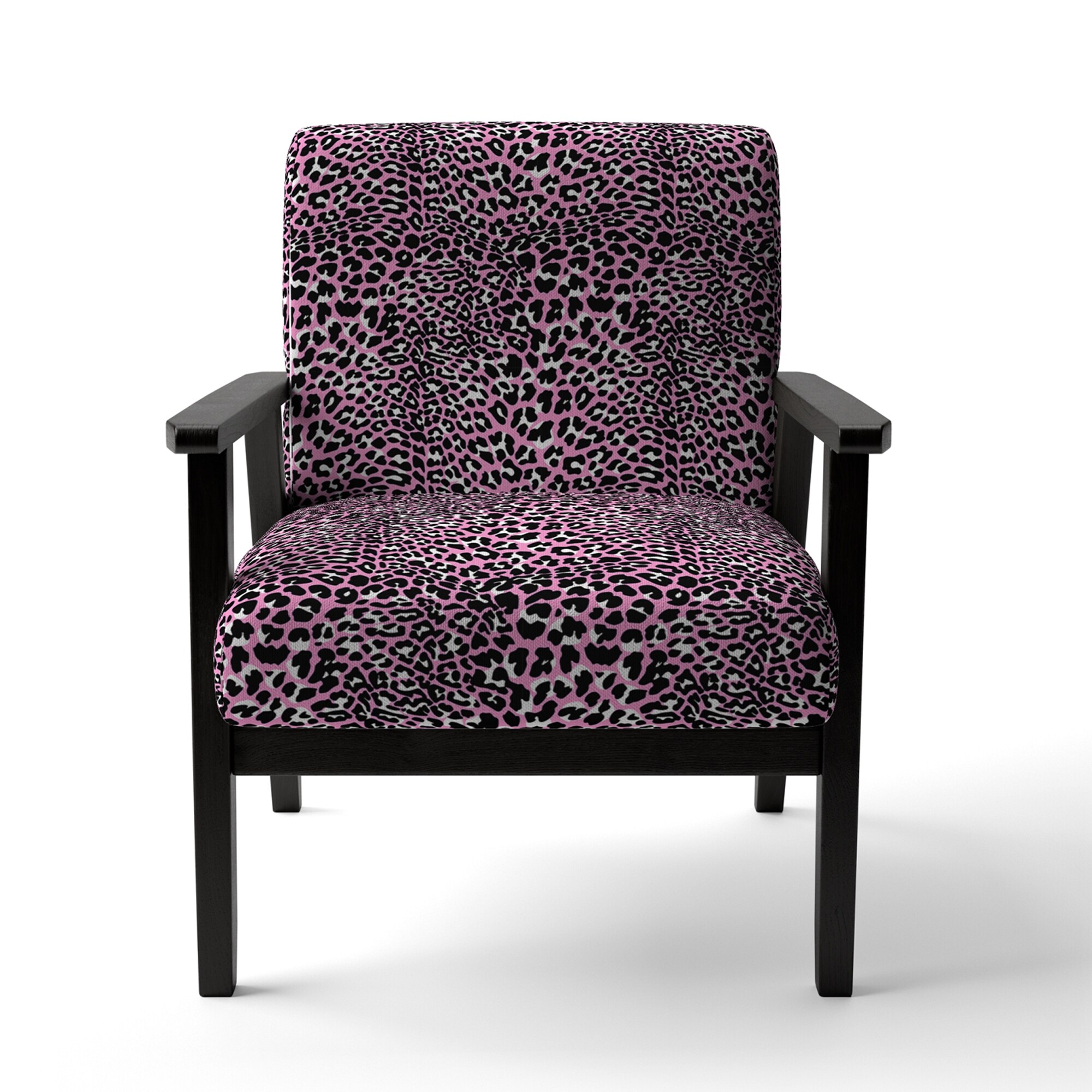 Designart "Pink and Black Leopard " Upholstered Cabin & - Picture 7 of 15