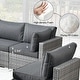 preview thumbnail 46 of 49, HOOOWOOO 11-piece Rattan Wicker Outdoor Furniture Set Swivel Chairs with Fire Pit