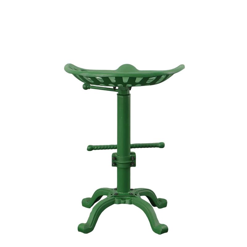 Adjustable Iron Tractor Seat Barstool