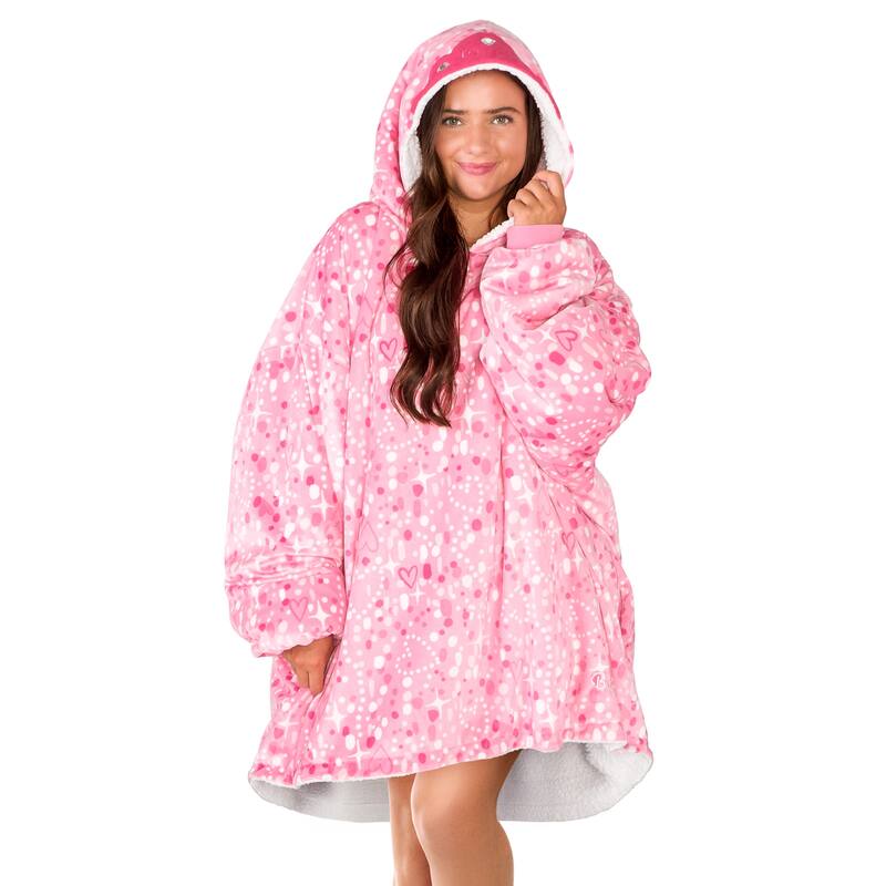 Bare Homey B-Cozy Oversized Sherpa Wearable Blanket