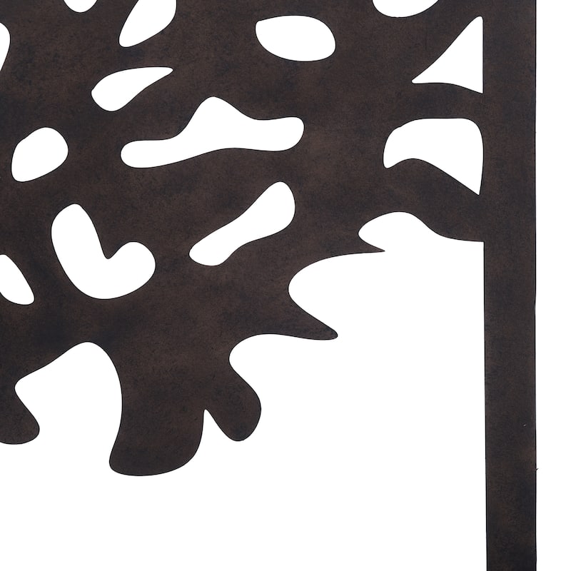 StyleCraft Black Tree Metal Wall Art