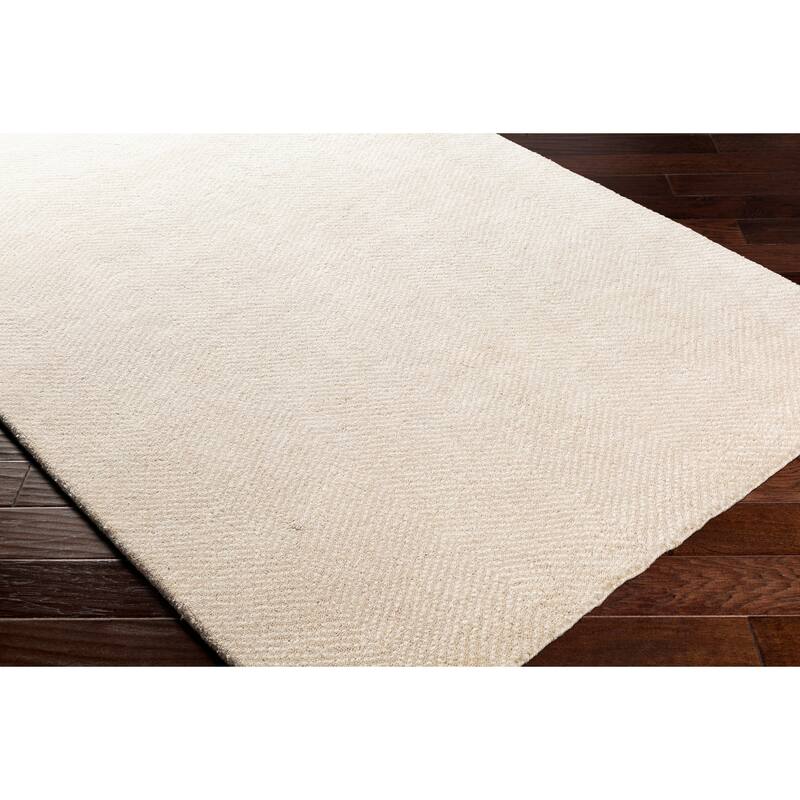 Fazeley Hand Knotted Wool Blend Casual Area Rug