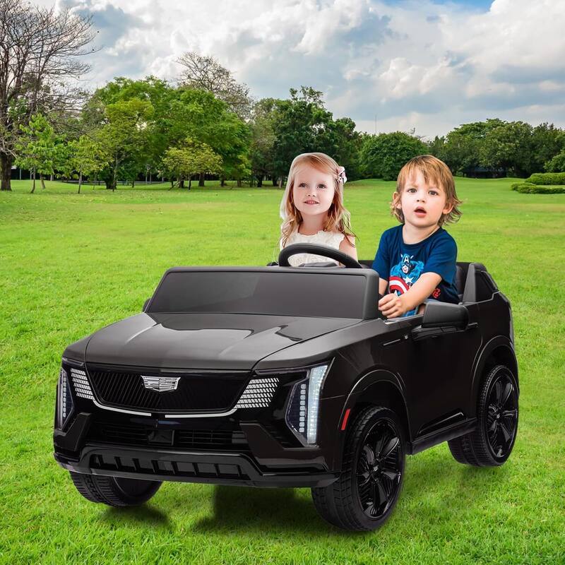 24V Electric 2-Seater Licensed Cadillac Kids Ride-on Car Toy for Kids Best Gifts