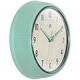 preview thumbnail 39 of 193, Infinity Instruments Round Retro Kitchen Wall Clock by Infinity Instruments